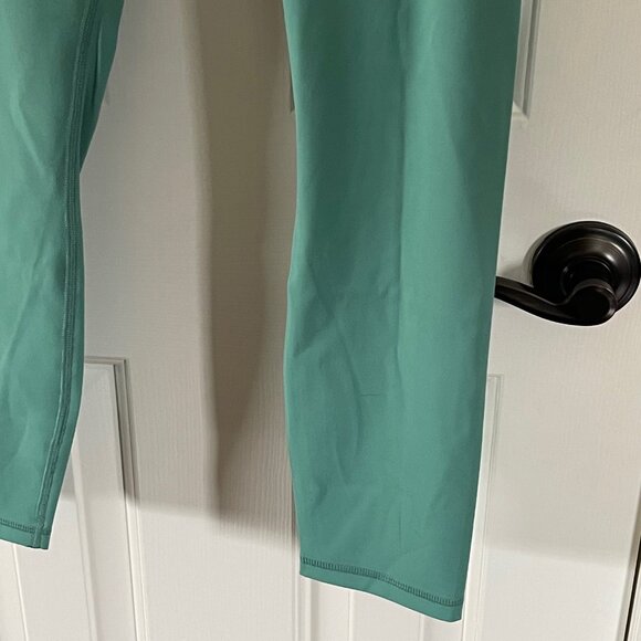 New Everlane Women's The Perform Ankle Legging Soft Green High Rise Yoga Pants M - Picture 2 of 10